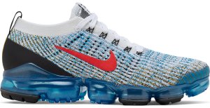Nike  Air VaporMax Flyknit 3 Photo Blue Club Gold White/Habanero Red-University Gold-Photo Blue (AJ6900-106)