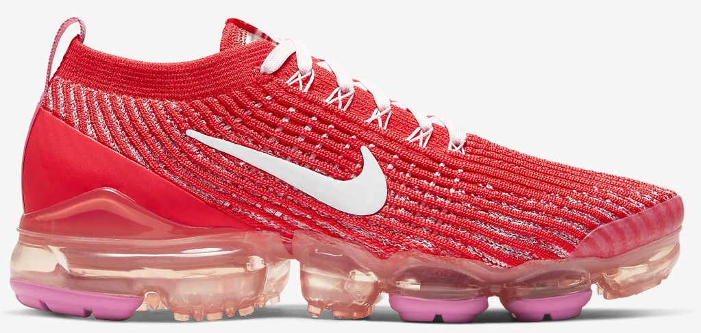 Nike Air VaporMax Flyknit 3 Track Red Magic Flamingo (W) Track Red/Pink Foam-Magic Flamingo-White (CU4756-600)