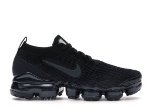 Nike  Air VaporMax Flyknit 3 Triple Black (W) Black/White-Metallic Silver-Anthracite (AJ6910-002)
