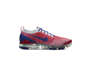 Nike  Air VaporMax Flyknit 3 USA White/University Red/Metallic Silver (CW5585-100)