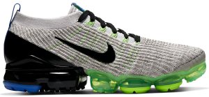 Nike  Air VaporMax Flyknit 3 Vast Grey Dark Stucco Vast Grey/Dark Stucco-Electric Green-Black (AJ6900-010)
