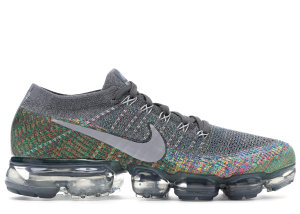 Nike Air VaporMax Grey Multi-Color Dark Grey/Reflect Silver-Racer Blue (849558-019)