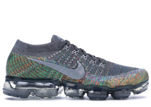 Nike Air VaporMax Grey Multi-Color (W) Dark Grey/Reflect Silver-Racer Blue (849557-019)