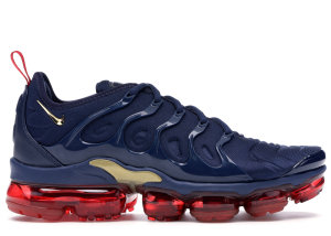 Nike  Air VaporMax Plus Olympic Midnight Navy/Metallic Gold-Black (924453-405)