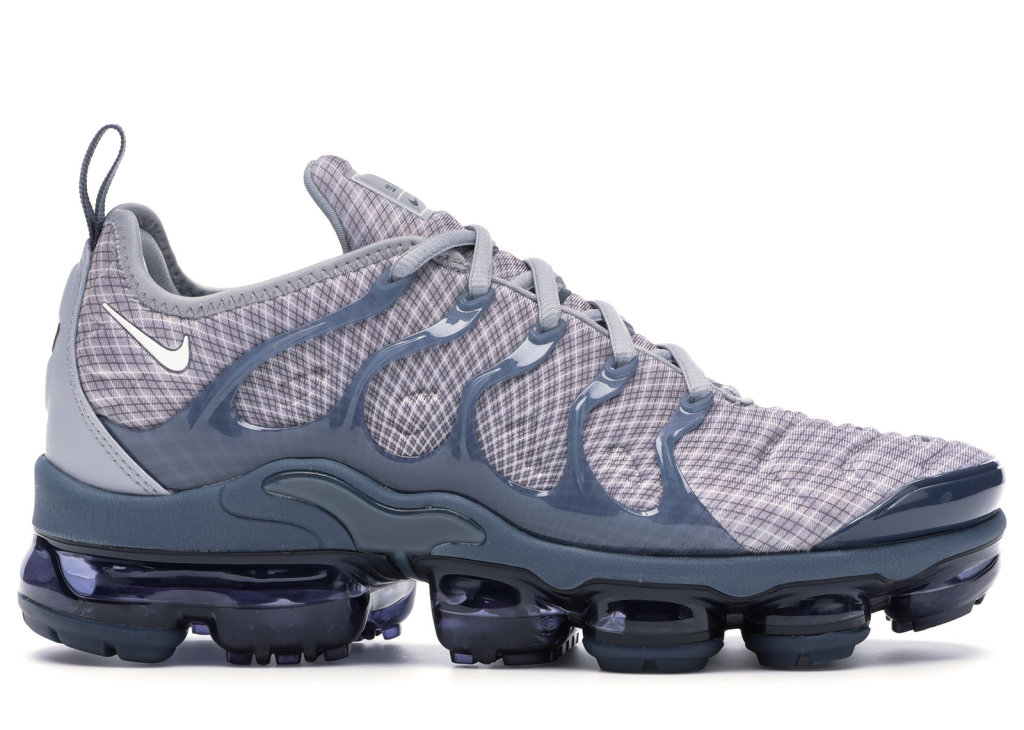 Nike Air VaporMax Plus Wolf Grey Dark Grey White Wolf Grey/Dark Grey-Team Orange-White (924453-019)