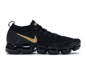 Nike Air VaporMax 2 Black Metallic Gold (W) Black/Metallic Platinum/Vast Grey (942843-012)
