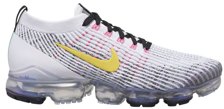 Nike Air Vapormax 3 White Dynamic Yellow White/Dynamic Yellow-Hyper Turquoise (AJ6900-103)