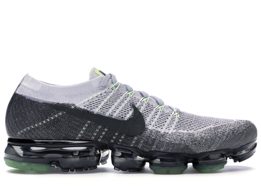Nike Air VaporMax Grey Neon Pure Platinum/Anthracite-White-Dark Grey (922915-002)