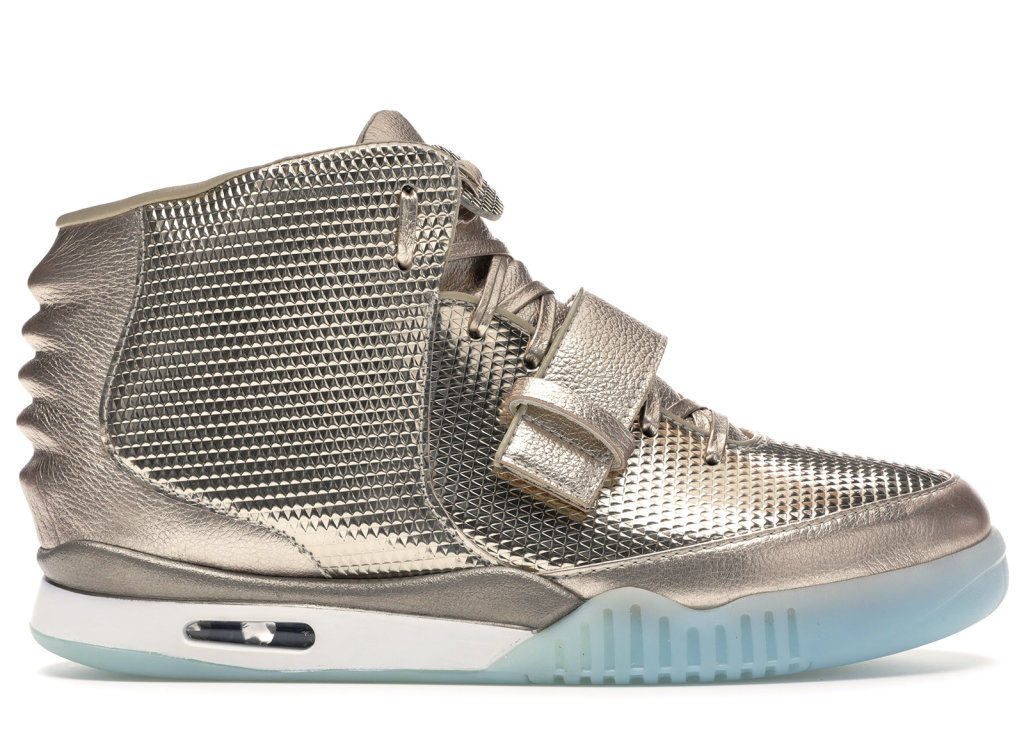 Nike Air Yeezy 2 John Geiger x LASCO Golden Child Gold/White (GC2016YZ)