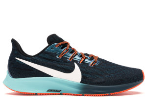 Nike  Air Zoom Pegasus 36 Black Black/Midnight Turquoise-Aurora-Metallic Summit White (CD4573-001)