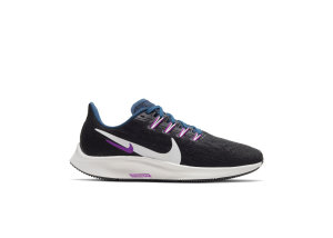 Nike Air Zoom Pegasus 36 Black Valerian Blue (W) Black/Valerian Blue/Vivid Purple (AQ2210-012)