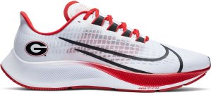 Nike  Air Zoom Pegasus 37 Georgia White/Pure Platinum-University Red-Black (CZ5381-100)
