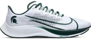 Nike  Air Zoom Pegasus 37 Michigan State White/Pure Platinum-Pro Green-Silver Wing (CZ5391-100)