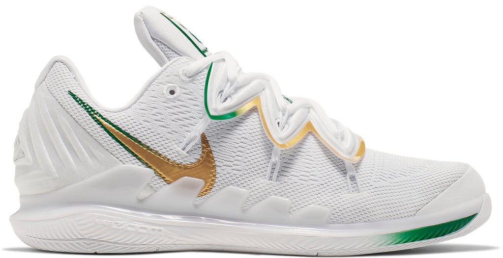 Nike Air Zoom Vapor X Kyrie Clover White/Clover-Metallic Gold (BQ5952-101)