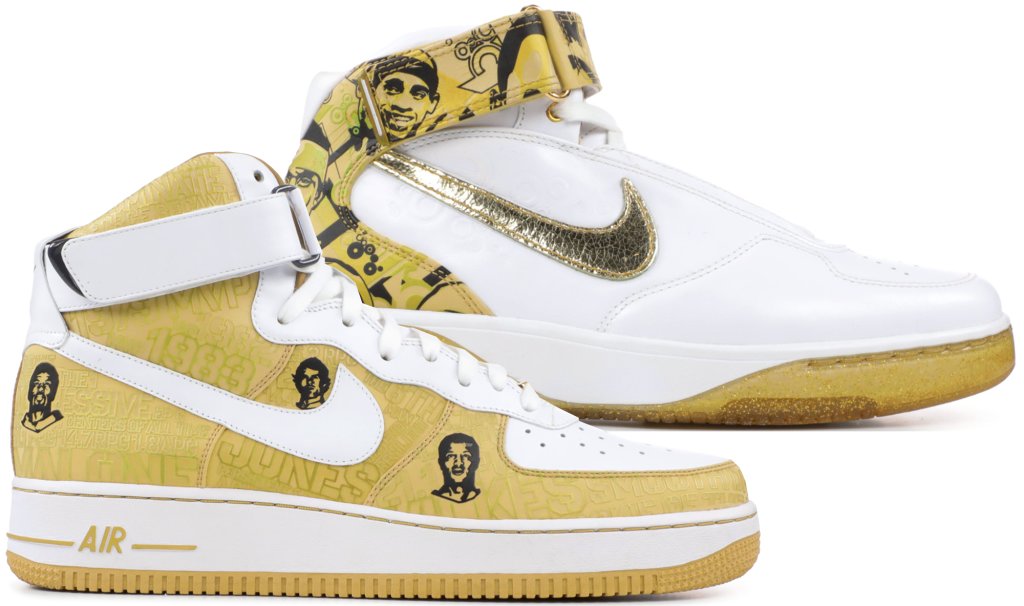 Nike All-Star Force Pack -2007 White/Metallic Gold (316257-171)