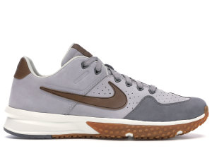 Nike Alpha Huarache 2 Turf Baseballism Flag Man Grey/Glove Leather Brown (BV8872-002)
