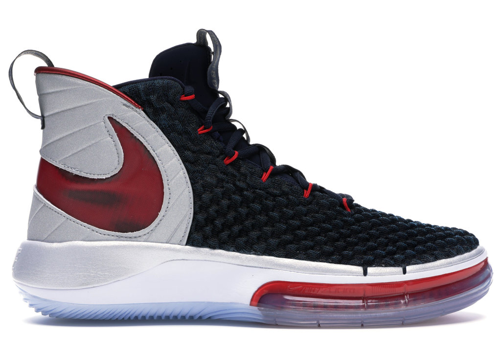 Nike Alphadunk Dunk Of Death Metallic Silver/Hyper Royal-Red Orbit (BQ5401-003)