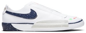 Nike  Blazer Low Slip Planet of Hoops White/Midnight Navy (CW2619-141)