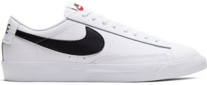 Nike  Blazer Low White Black (2020) White/Orange Blaze-Black (CZ1089-100)