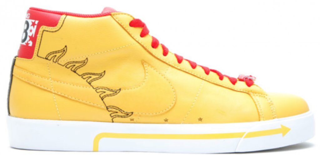 Nike SB Blazer Michael Lau Beijing BMX Varsity Maize/Varsity Maize (314070-771)