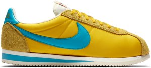 Nike  Classic Cortez Kenny Moore Marathon Record Tour Yellow/Chlorine Blue-Sail (AH7853-700)