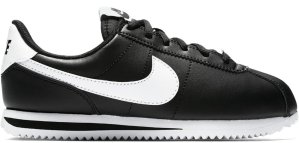 Nike  Cortez Basic Leather Black White (GS) Black/White (904764-001)
