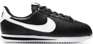 Nike Cortez Basic Leather Black White (GS) Black/White (904764-001)