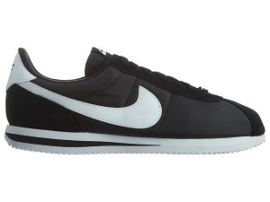 Nike  Cortez Basic Nylon Black White-Metallic Silver Black/White-Metallic Silver (819720-011)