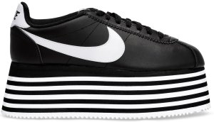 Nike  Cortez Platform Comme des Garcons Black White (W) Black/White (BV0070-001)