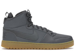 Nike  Court Borough Mid Winter Dark Grey Dark Grey/Dark Grey-Gum Light Brown (AA0547-001)