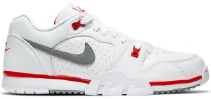 Nike  Cross Trainer Low White Red Grey White/University Red-Particle Grey (CQ9182-100)
