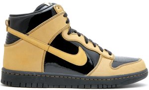 Nike Dunk High All-Star (2008) Black/Metallic Gold (323955-071)