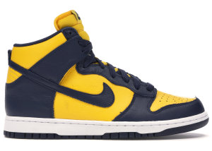 Nike Dunk High Michigan Varsity Maize/Midnight Navy (850477-700)