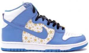 Nike Dunk High Pro SB Supreme Blue Stars White/University Blue (307385-141)