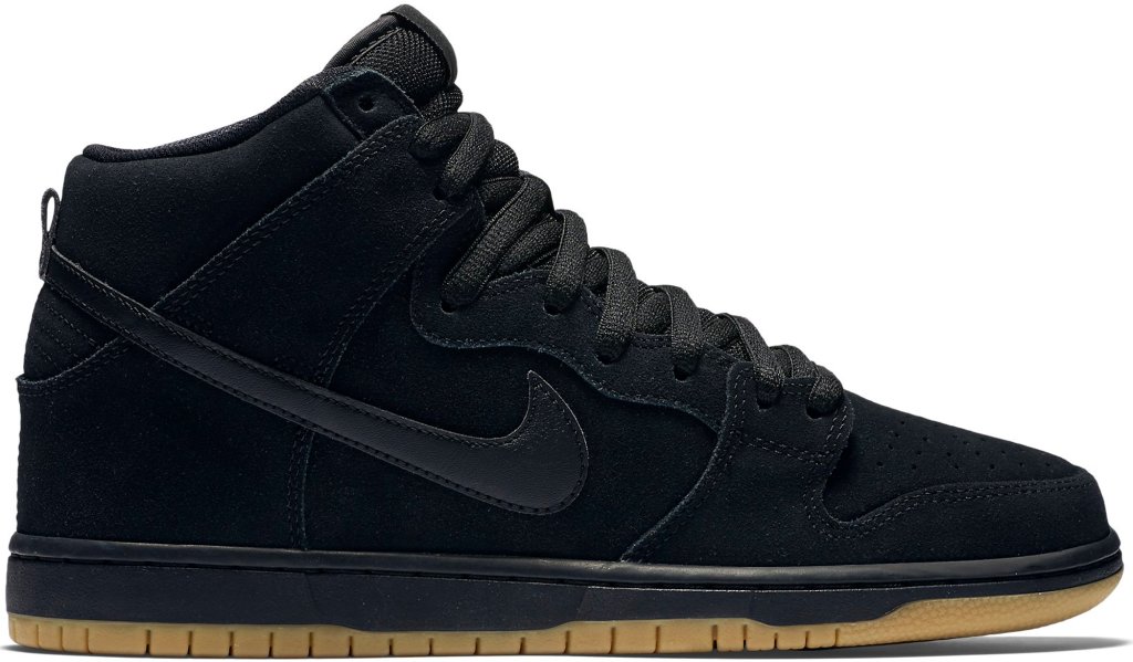 Nike Dunk High SB Black Gum (2016) Black/Black-Gum Light Brown (305050-029)