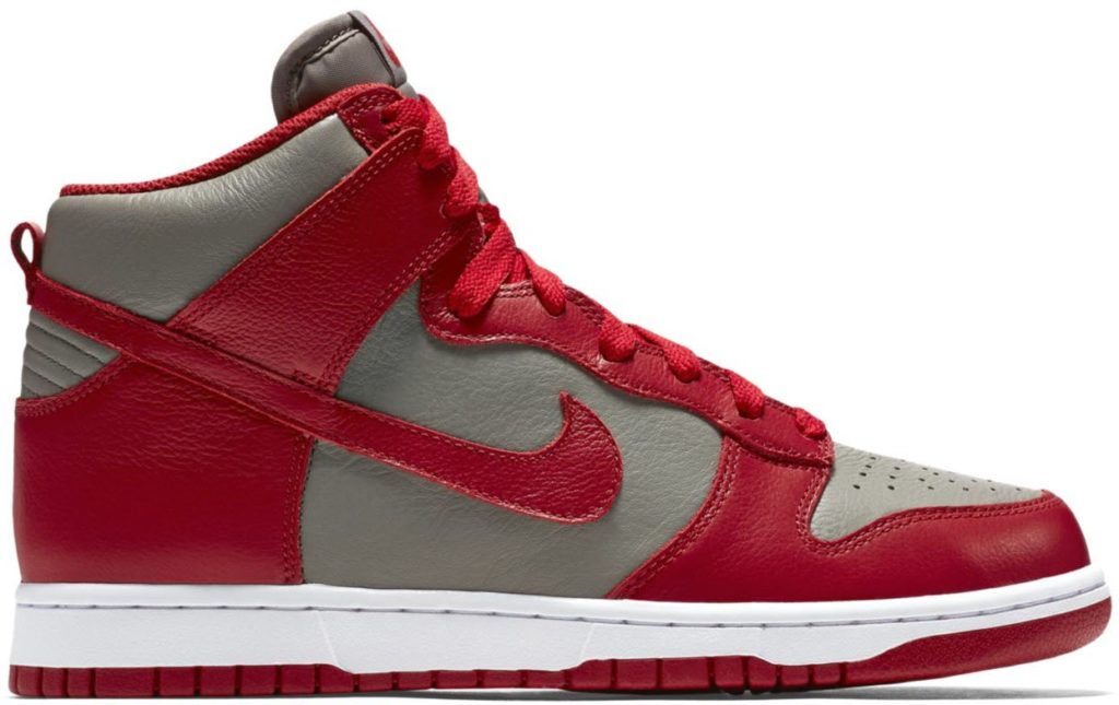 Nike Dunk High UNLV Soft Grey/University Red (850477-001)