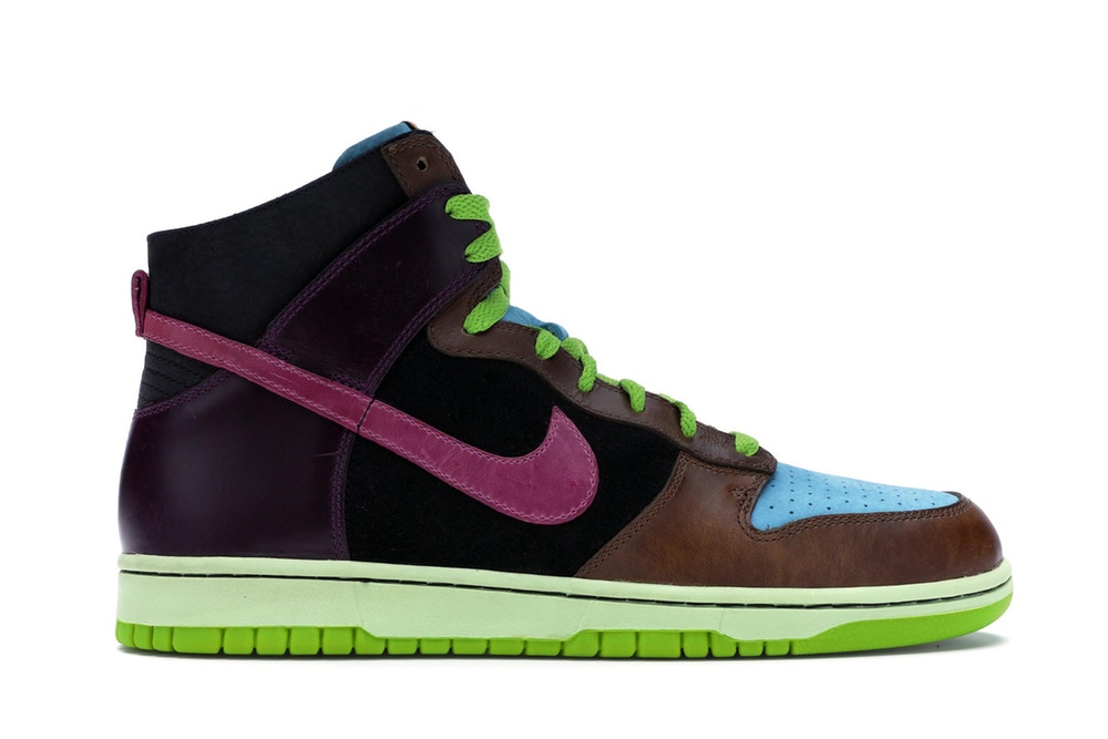 Nike Dunk High Undefeated Blue Reef/Cotton Candy-Black (312205-461)