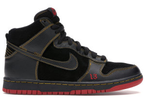 Nike Dunk High Unlucky Black/Black (305050-001)