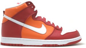 Nike Dunk High Varsity Red Orange Blaze Varsity Red/White-Orange Blaze (309432-612)