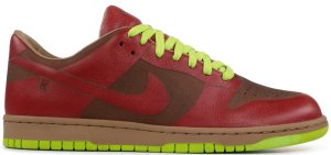 Nike Dunk Low 1-Piece Laser Varsity Red Chartreuse Varsity Red/Varsity Red-Chartreuse (311611-661)