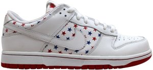 Nike Dunk Low 4th of July (W) White/White-Sport Red (311369-111)