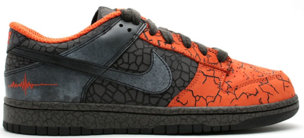 Nike Dunk Low Priority Hufquake Orange Blaze/Black-Black (314771-801)
