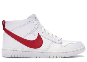 Nike  Dunk Lux Chukka Riccardo Tisci White Red White/Distance Red (910088-100)