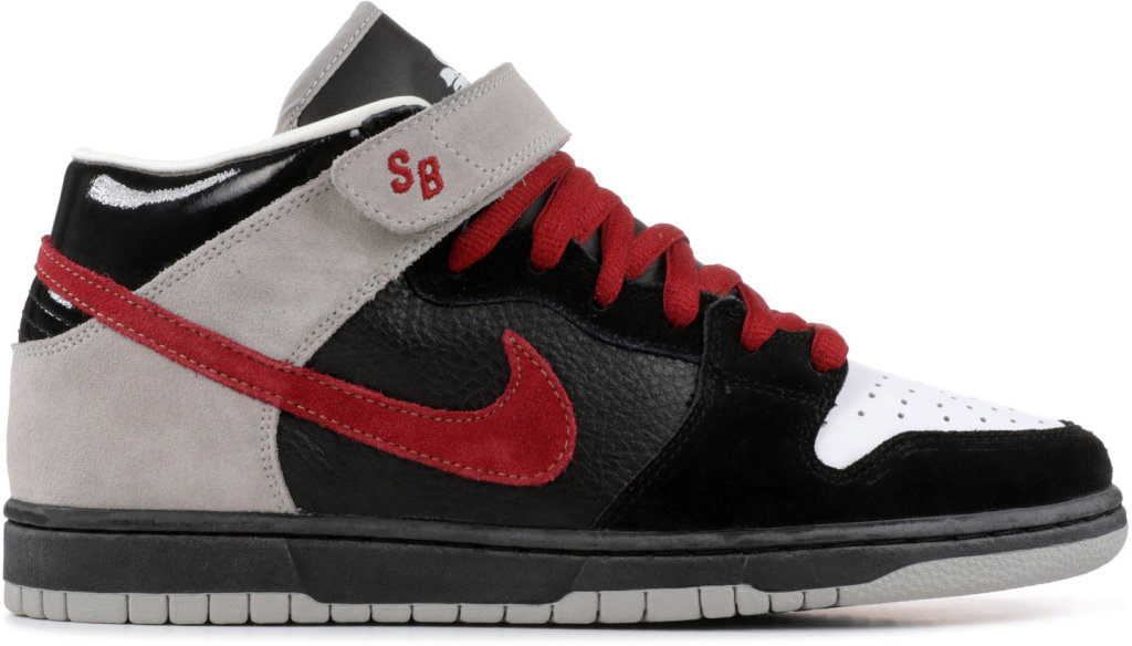 Nike Dunk Mid November Rain Black/Varsity Crimson (314381-061)