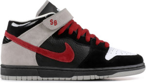 Nike  Dunk Mid November Rain Black/Varsity Crimson (314381-061)