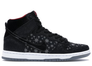 Nike Dunk SB High Brooklyn Projects Paparazzi Black/Black-Valient Red (313171-025)