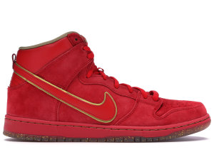 Nike Dunk SB High Chinese New Year (CNY) University Red/University Red-Metallic Gold (313171-667)