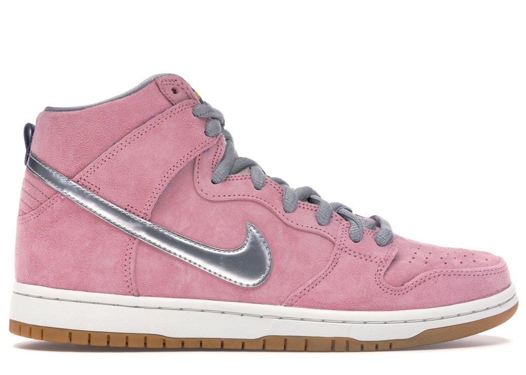 Nike Dunk SB High Concepts When Pigs Fly Real Pink/Metallic (554673-610)