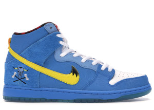 Nike Dunk SB High Familia Blue Ox Photo Blue/Tour Yellow-White-University Blue (313171-471)