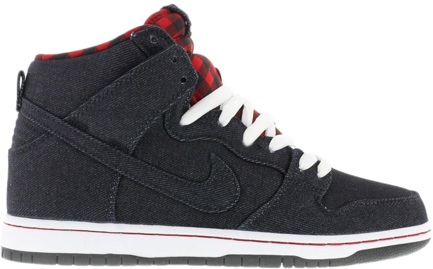 Nike Dunk SB High Lumberjack Dark Obsidian/Dark Obsidian-White (313171-441)